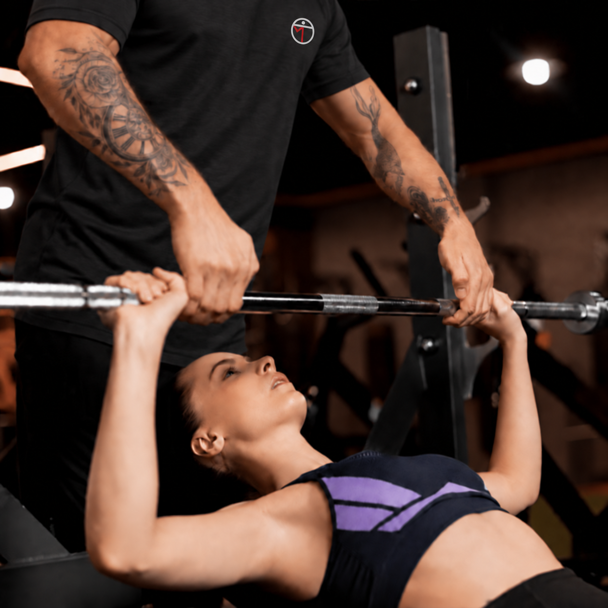 Entrenamiento de fuerza con acompañamiento